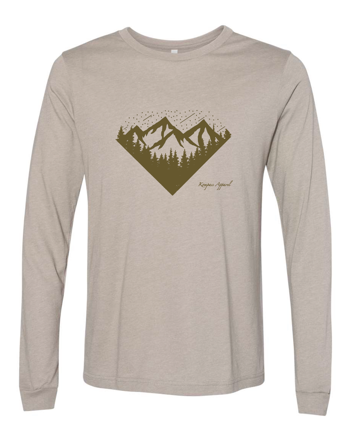 Tan Long Sleeve Wilderness Tee