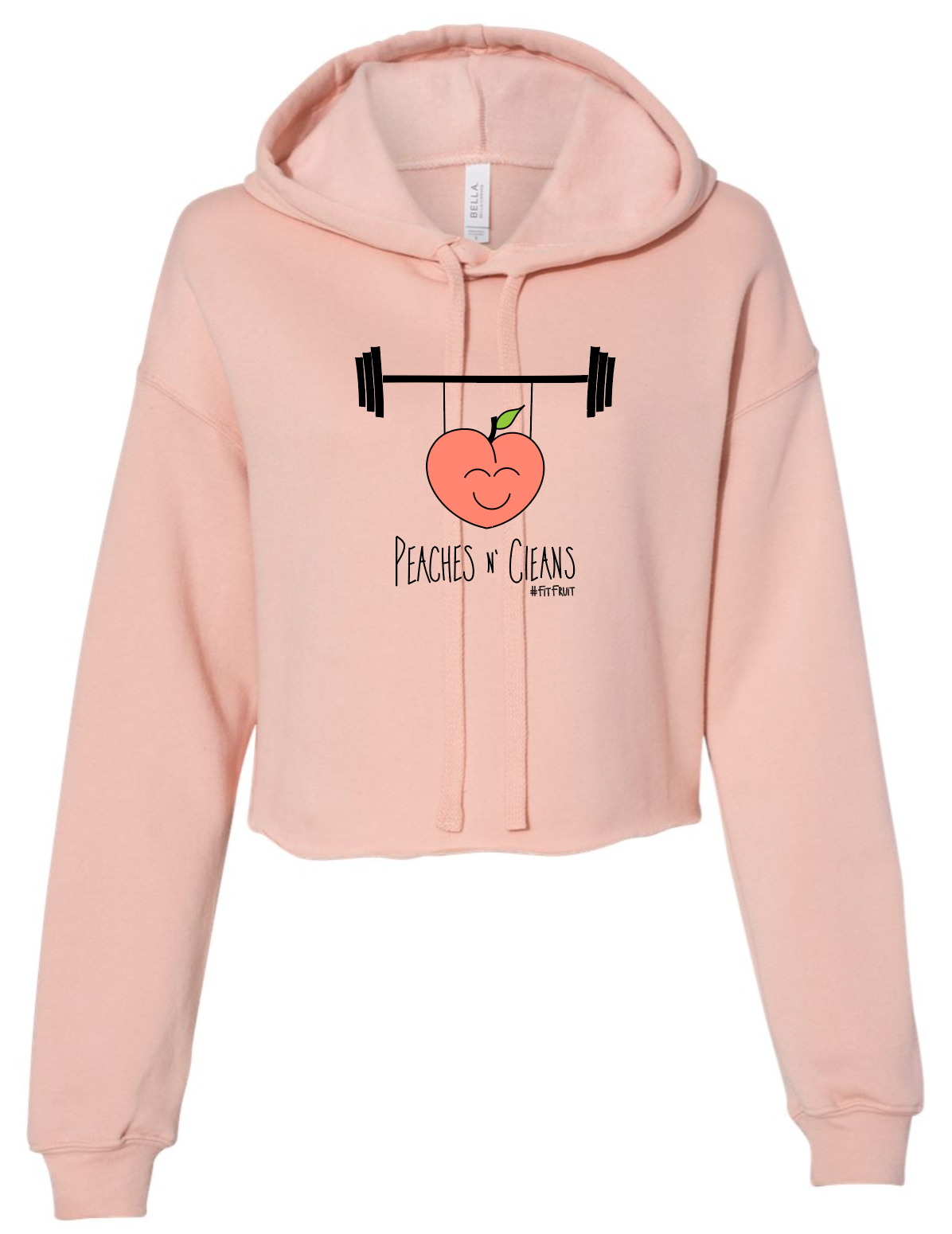 Peaches N' Cleans Crop Hoodie