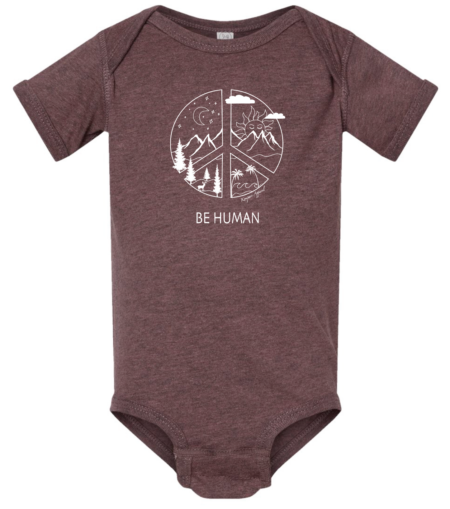 BE Human Maroon Onesie