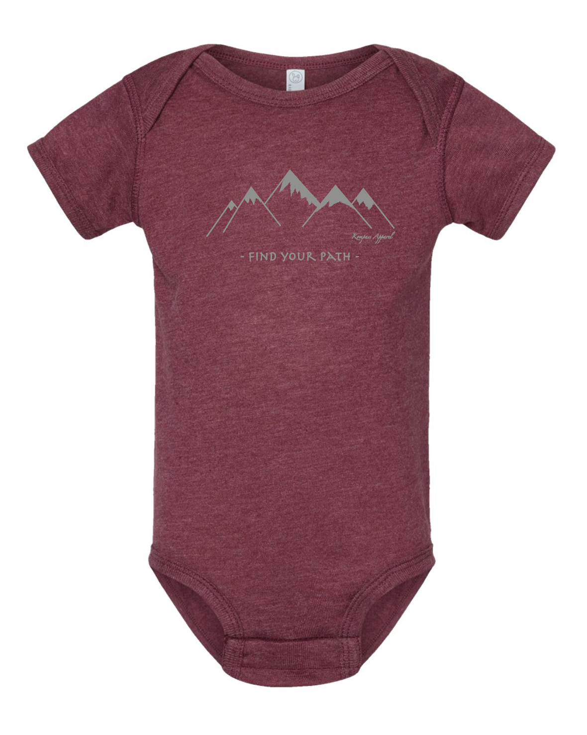 Find Your Path Onesie - Maroon