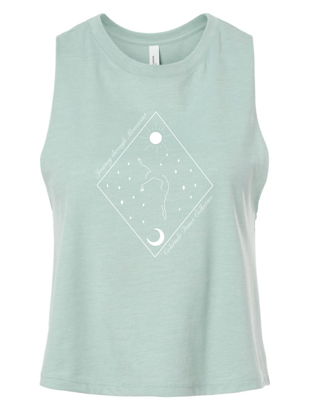 CDC Crop Racerback Tank- Mint