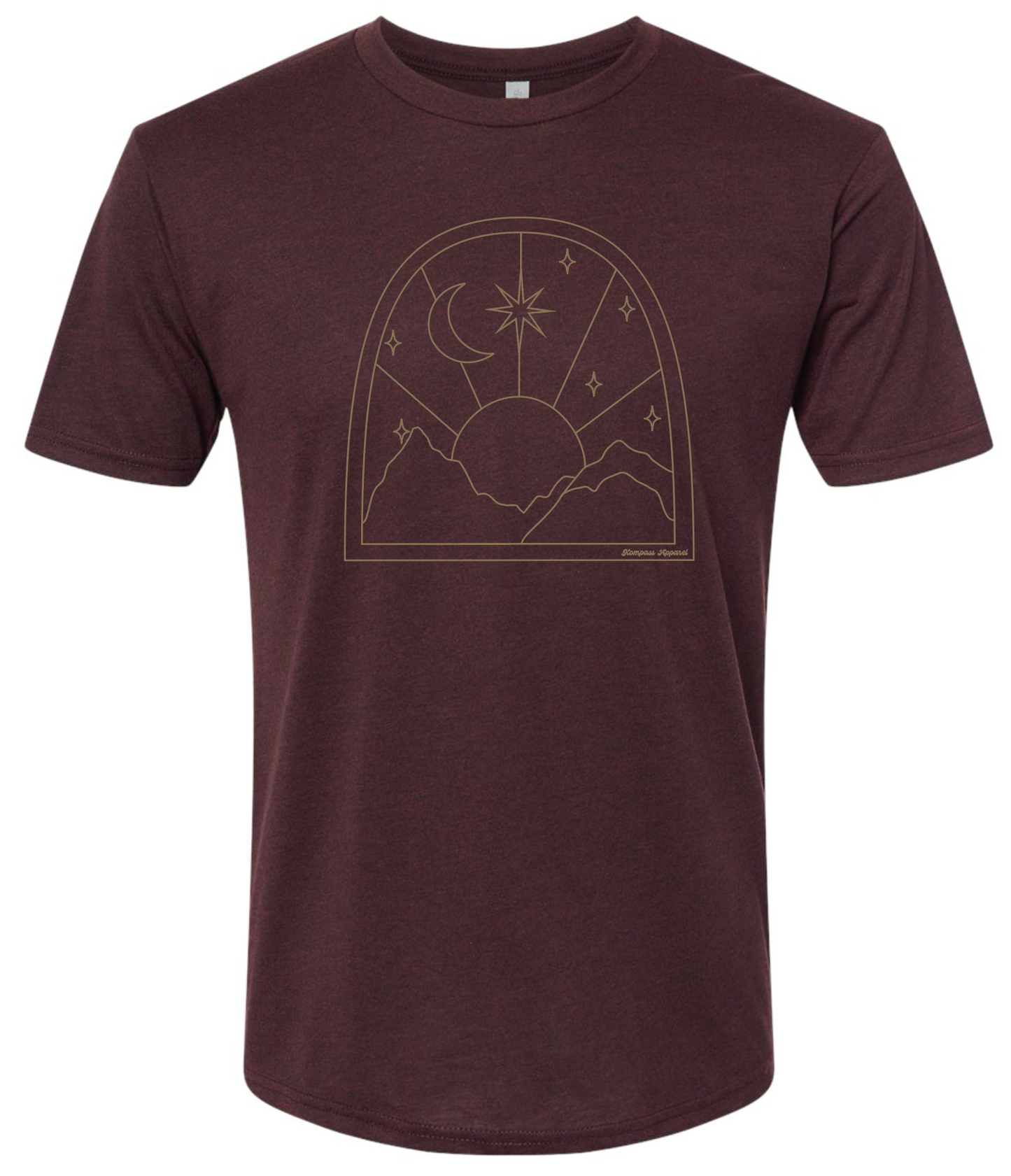 Dark Maroon Starlight tee