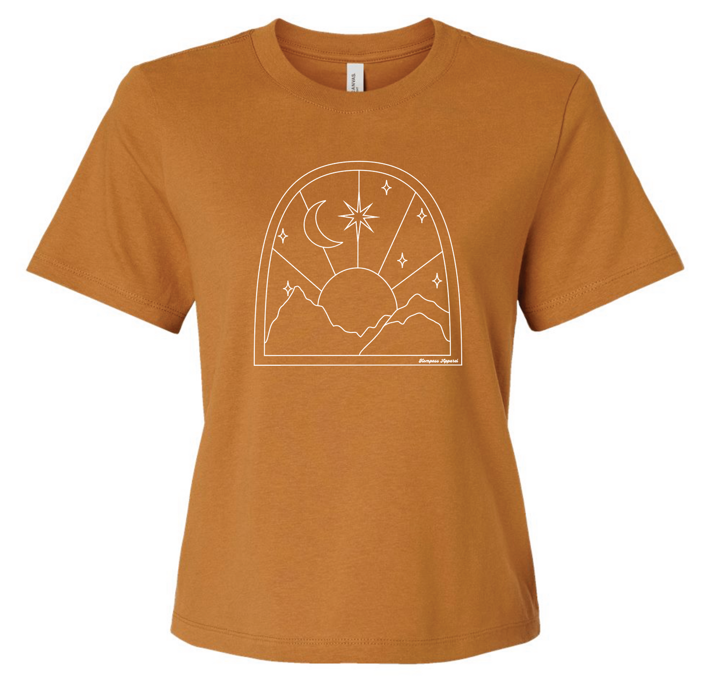 Womens Burnt Orange Starlight Tee