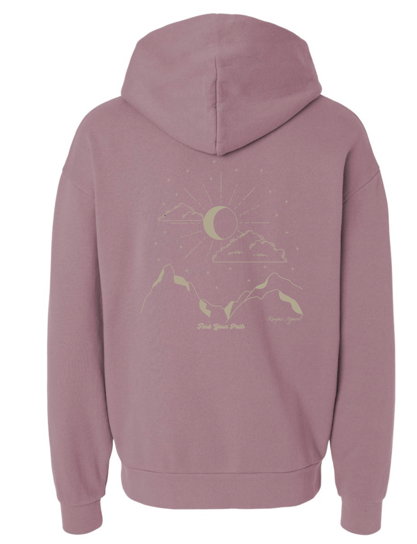 Orchid Moon Hooded Sweatshirt