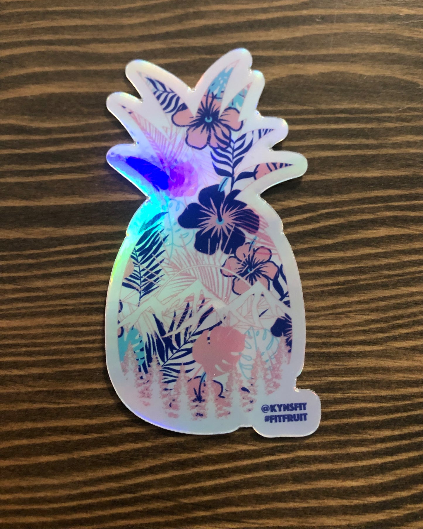 Tropical Pineapples Sticker