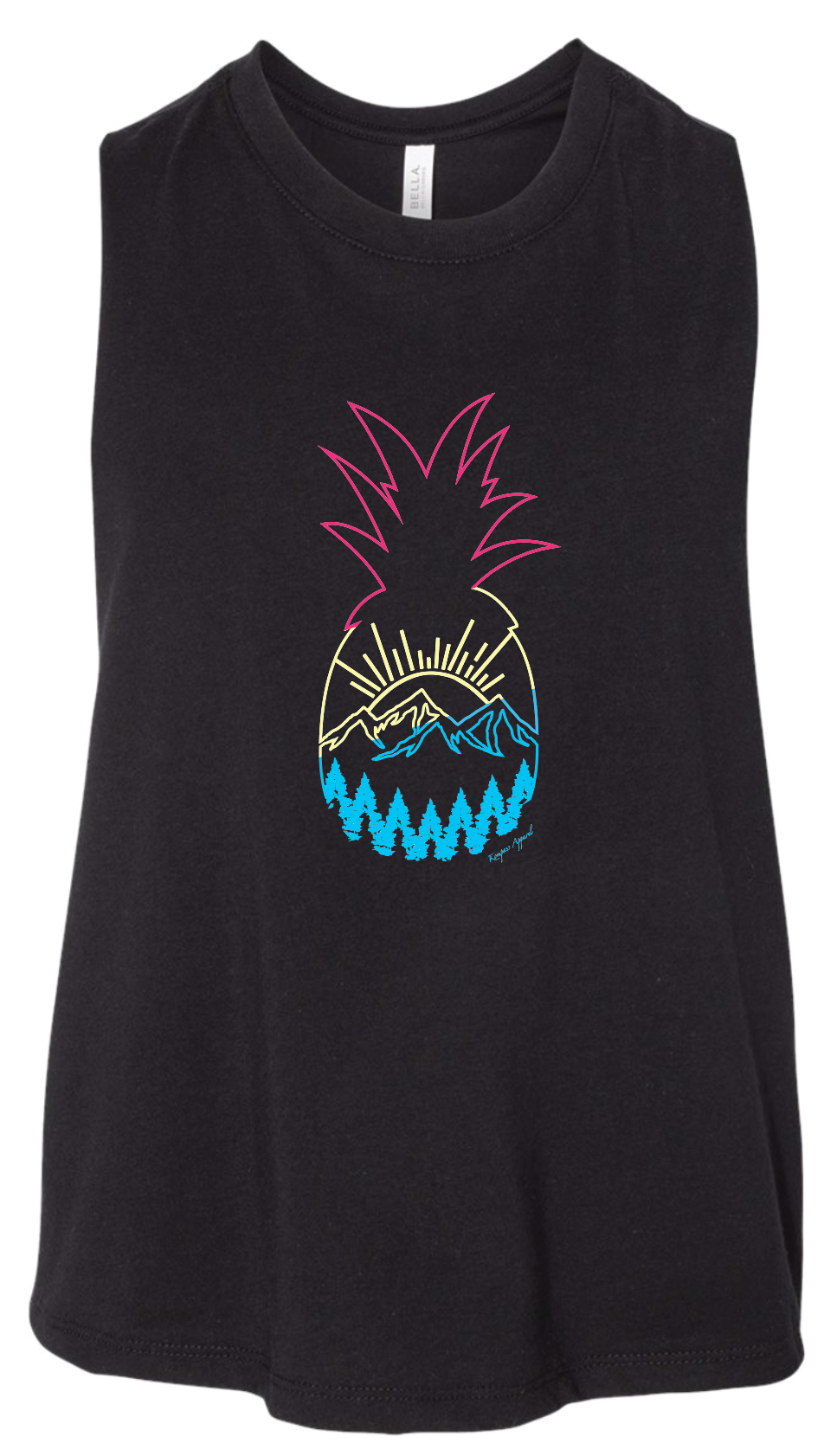 Sunset Swirl Pineapple Tank