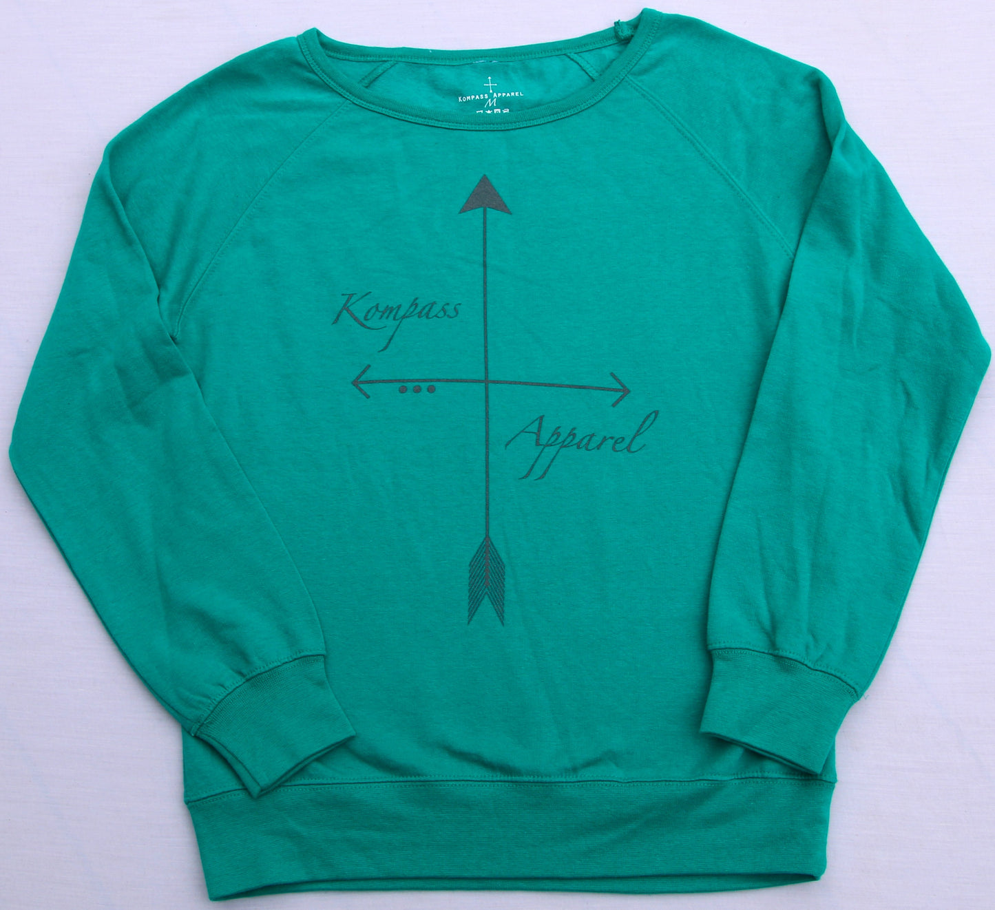 Teal Arrow Lightweight Crew Neck