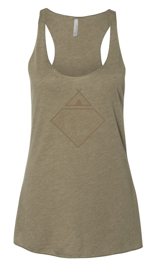 Topo Olive Racerback Tank