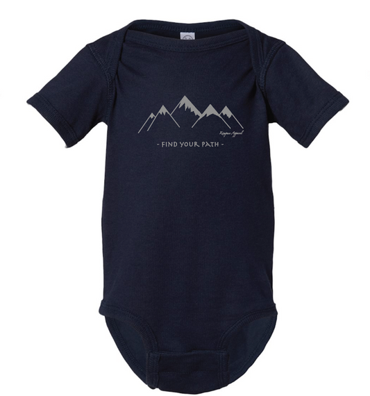 Find Your Path Onesie - Navy