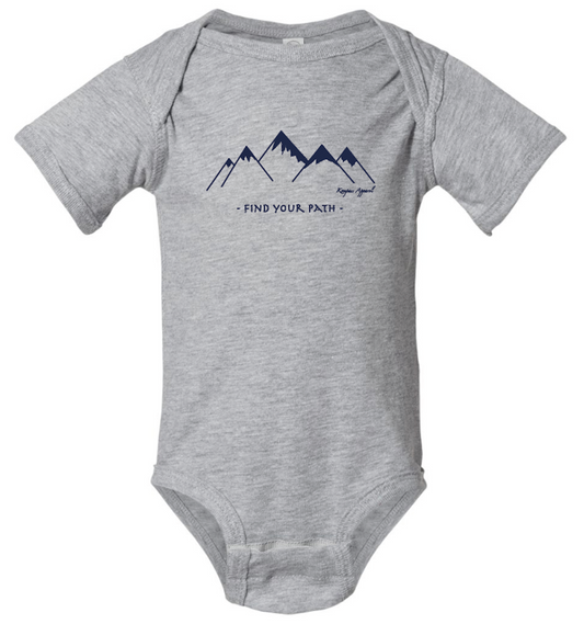 Find Your Path Onesie - Gray