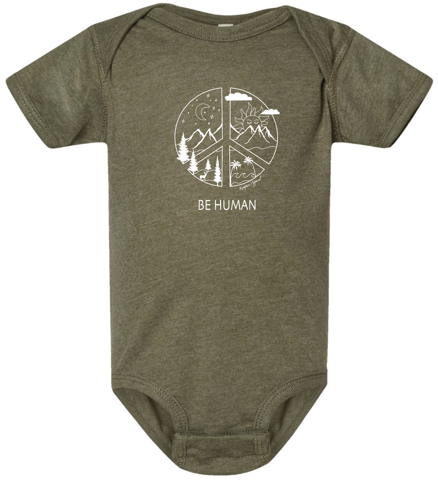 BE Human Olive Onesie