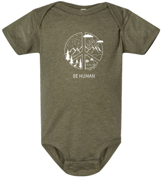 BE Human Olive Onesie