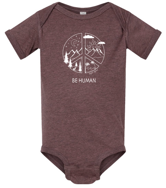 BE Human Maroon Onesie