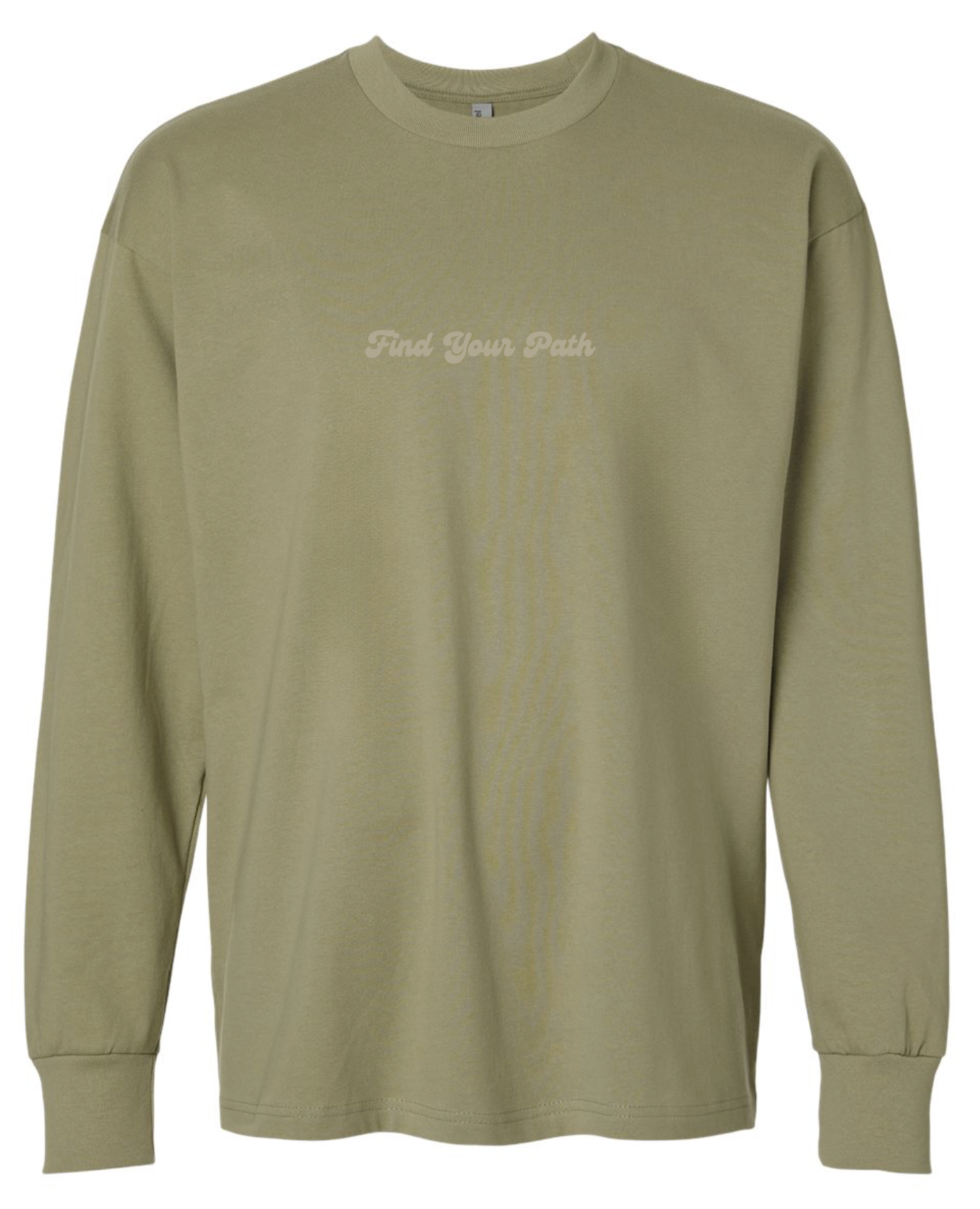 Olive Green Long Sleeve Moon Tee