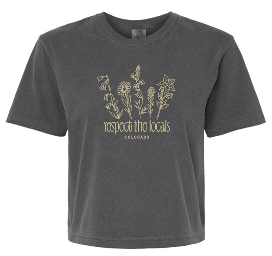 Colorado Flower Boxy Tee