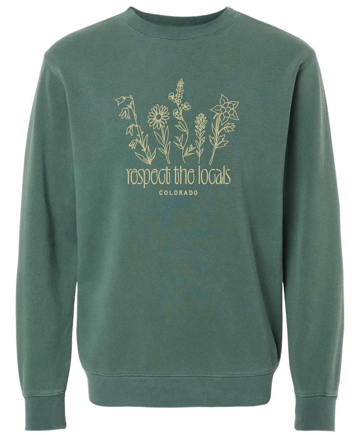 Colorado Flower Crewneck Sweatshirt