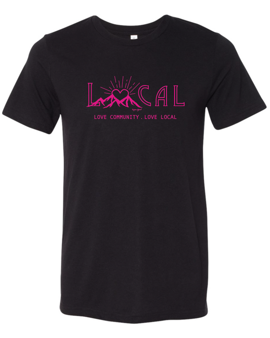 Love Local Pink Tee - Unisex