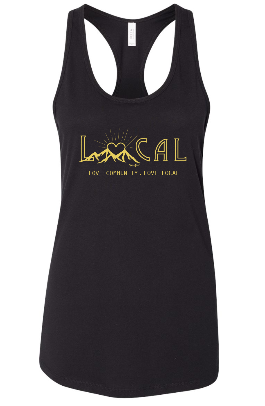 Love Local Womens Racerback Tank