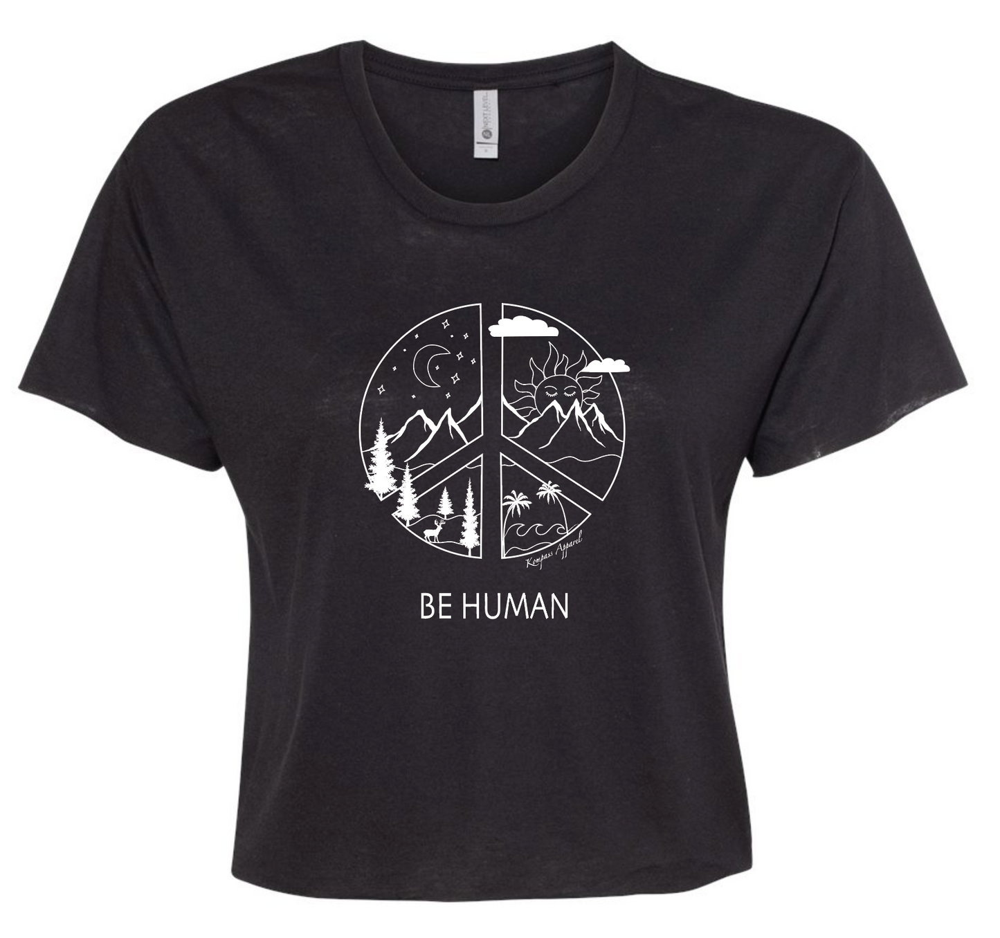 Be Human Cropped Tee